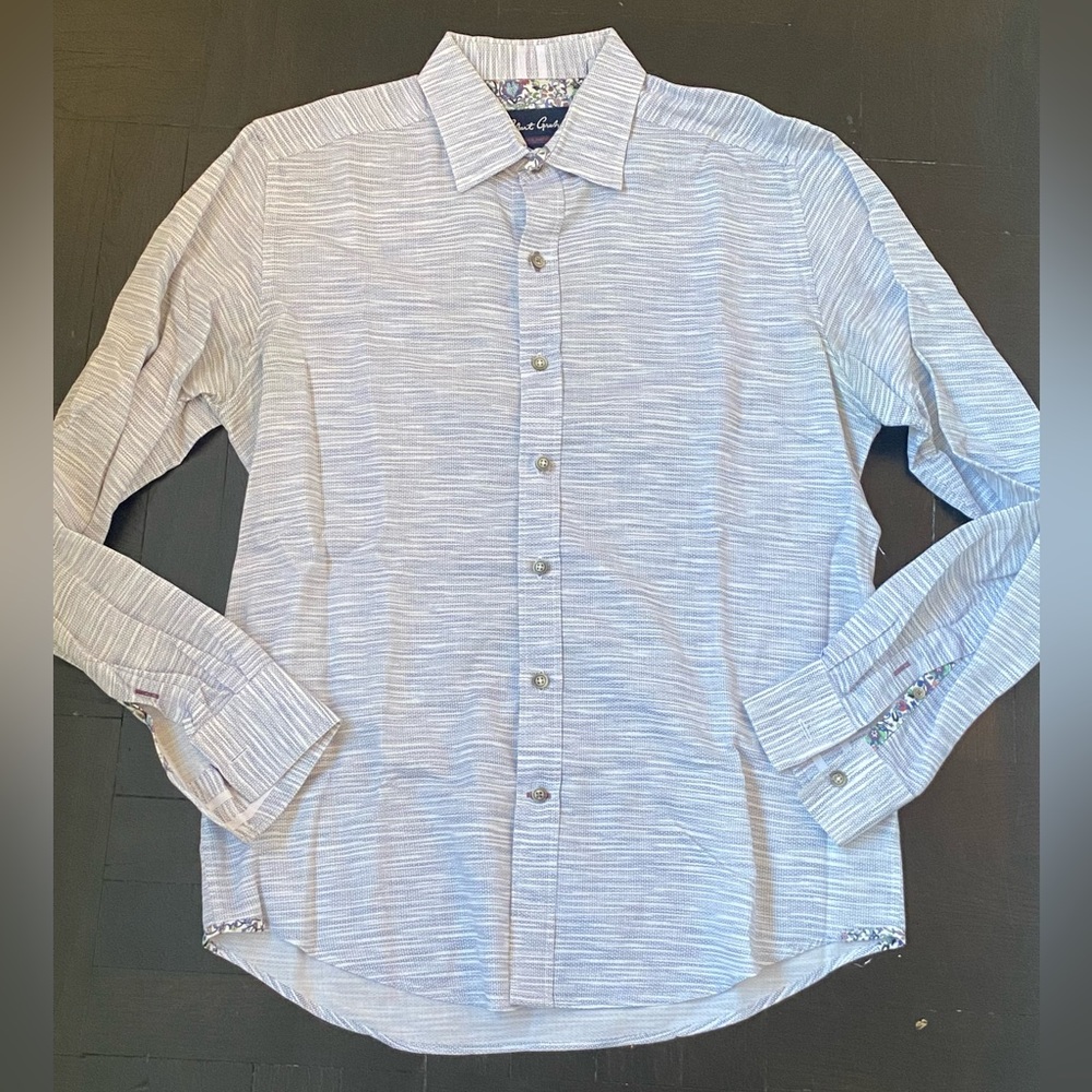 ROBERT GRAHAM Men’s Button Down Shirt - Tailored Fit Size Small - Picture 1 of 4